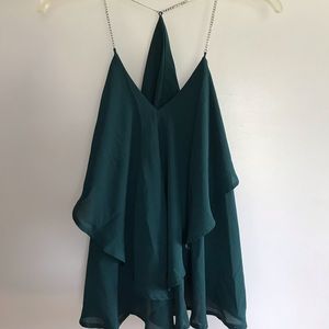 Green Charlotte Ruse Tank Top